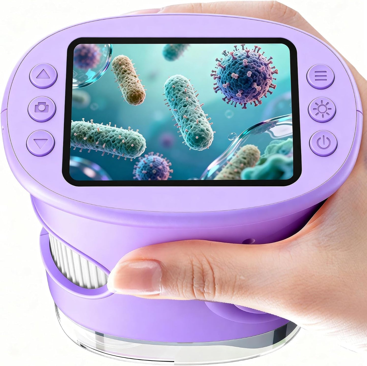 1000X Handheld Digital Microscope for Kids: Pocket Microscope with 2.0" IPS Screen - STEM Toys Birthday Gifts for Girls Boys Child - Portable Edu Science Kits Toddler Age 3-6 6-12