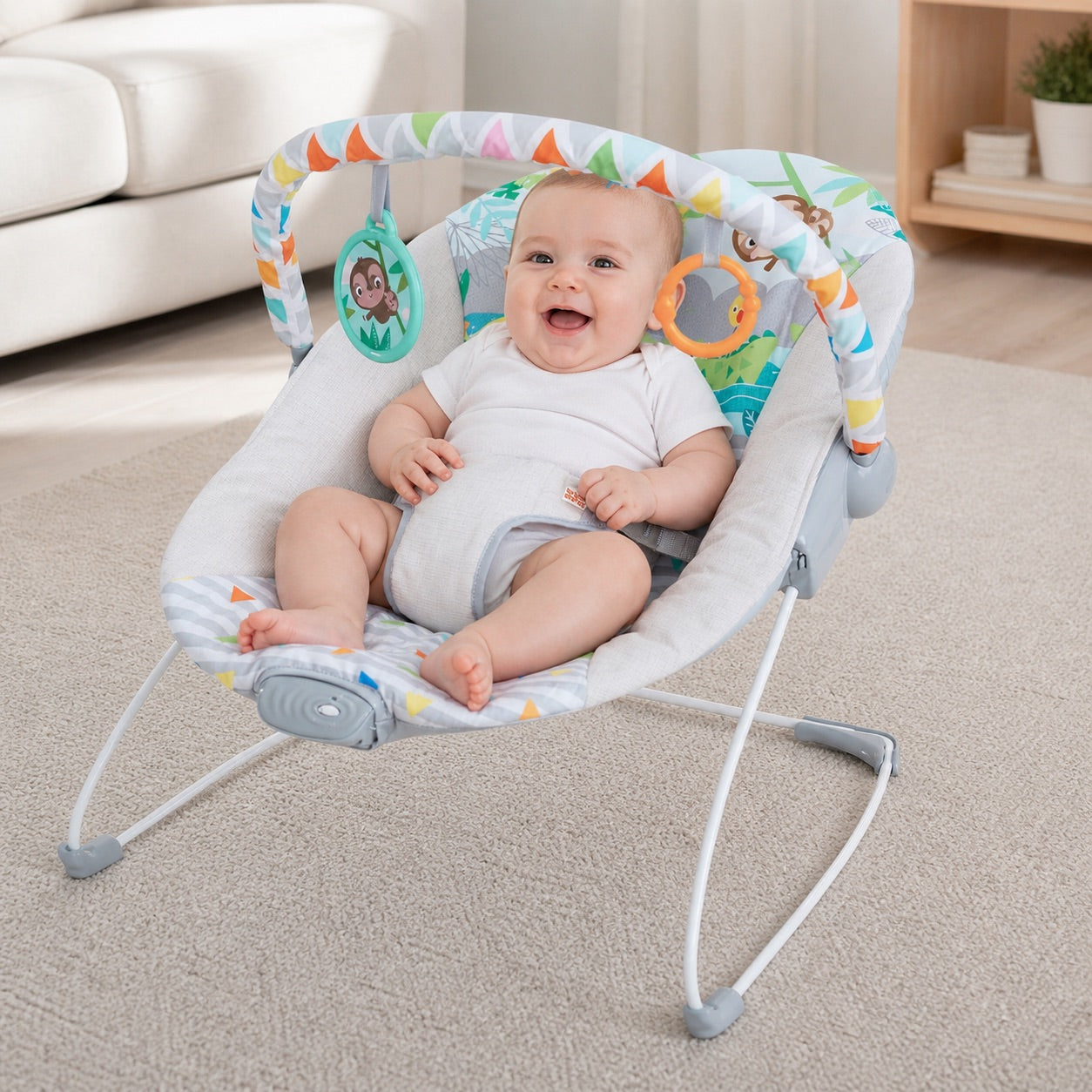 Baby Bouncer Soothing Vibrations Infant Seat