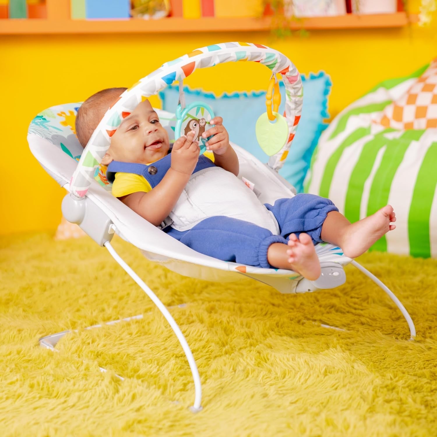 Baby Bouncer Soothing Vibrations Infant Seat