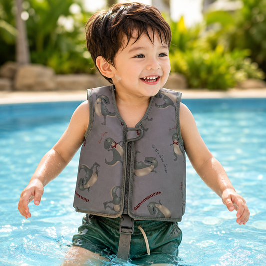 Children's Adjustable Life Jacket Swim Aid Vest