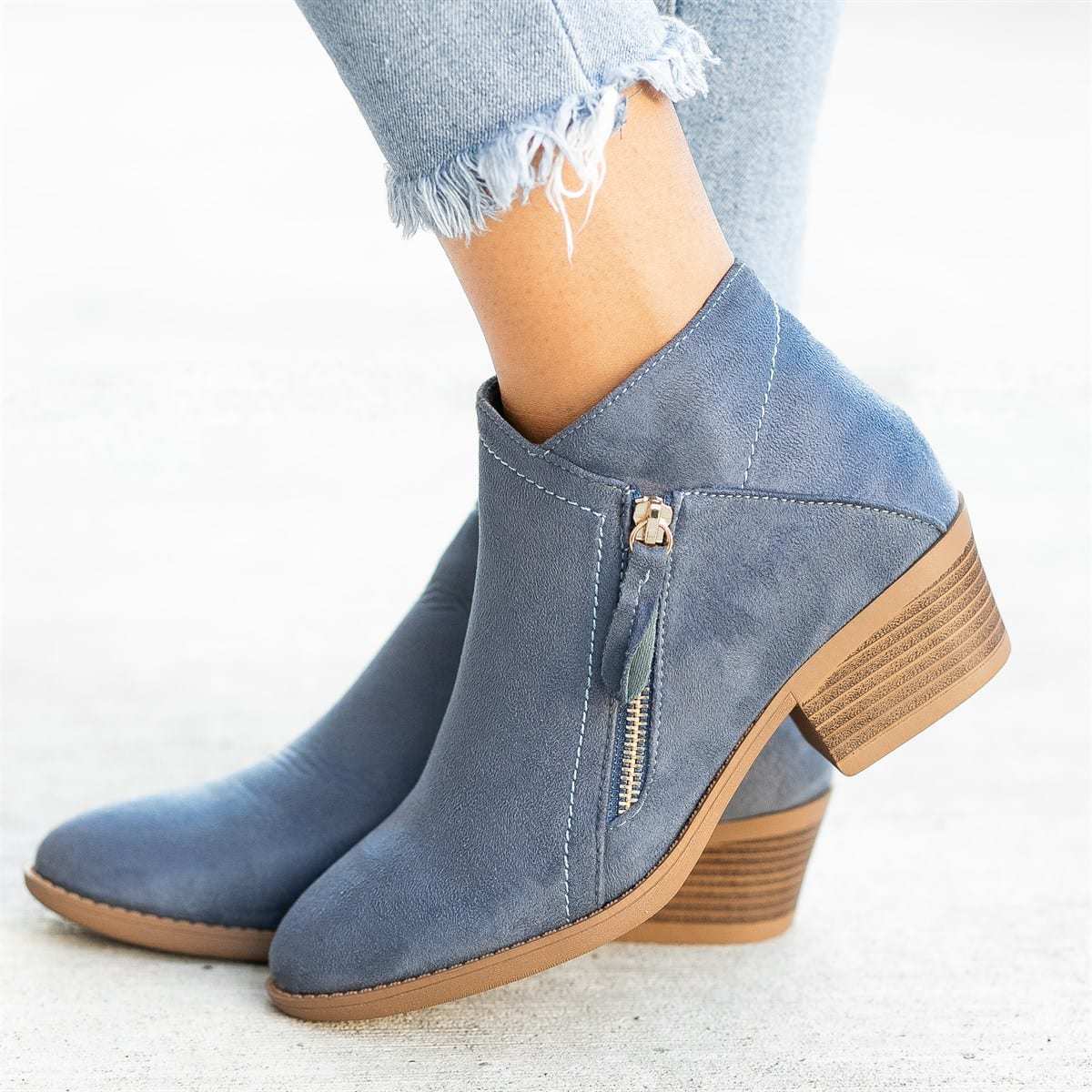 Women's Orthopedic Leather Ankle Boots