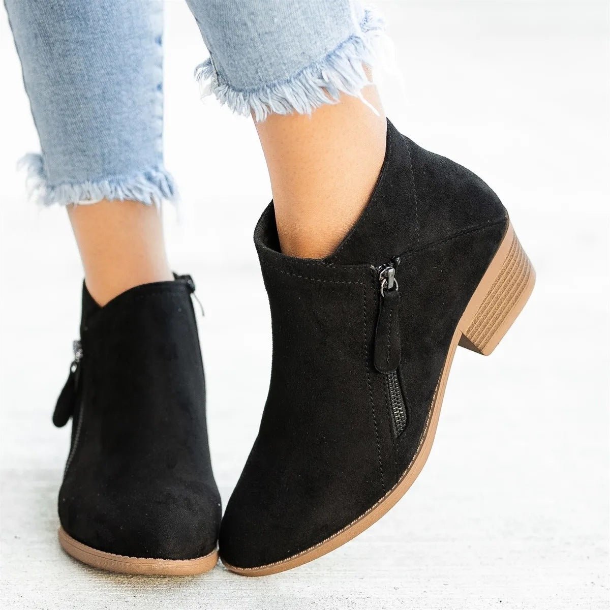 Women's Orthopedic Leather Ankle Boots
