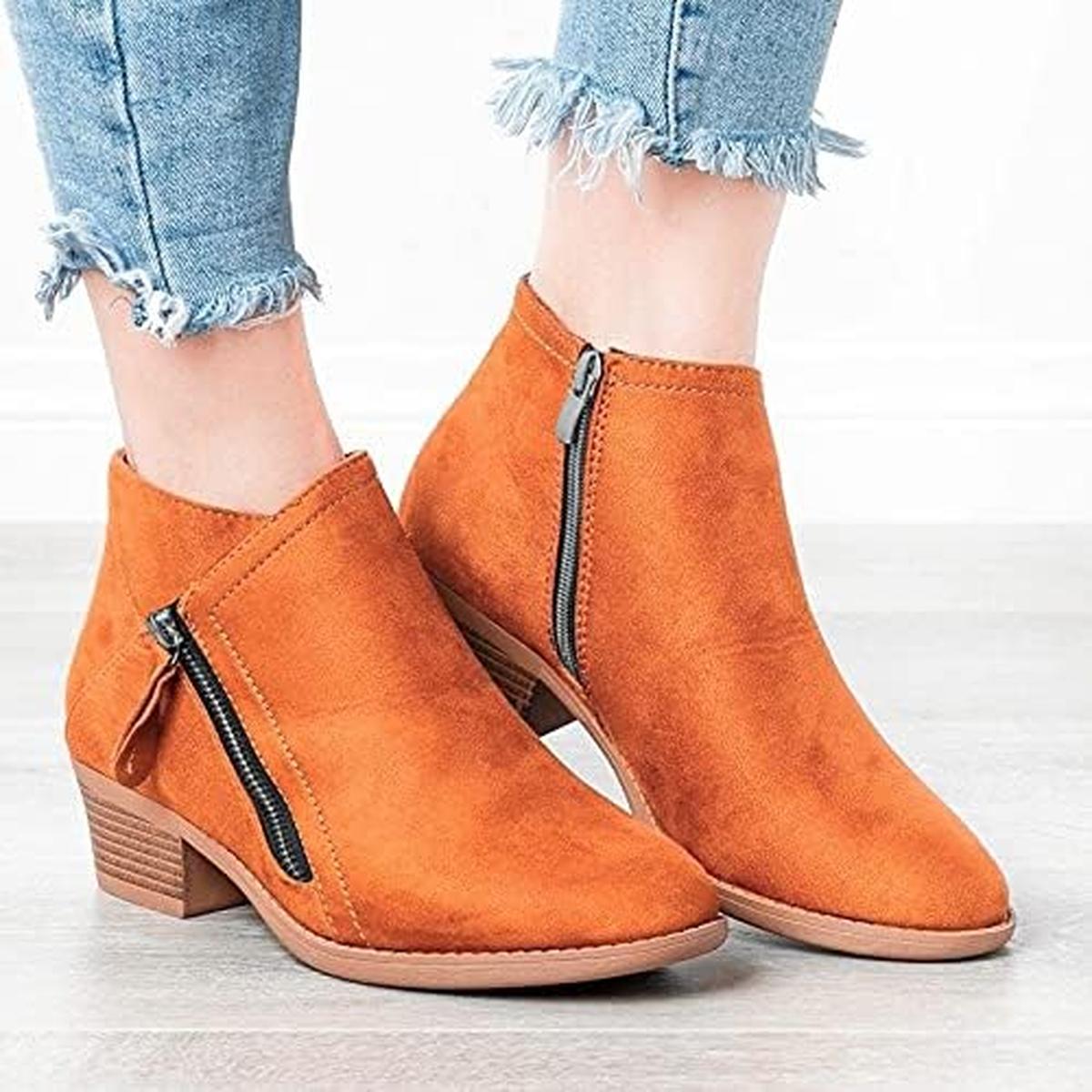 Women's Orthopedic Leather Ankle Boots