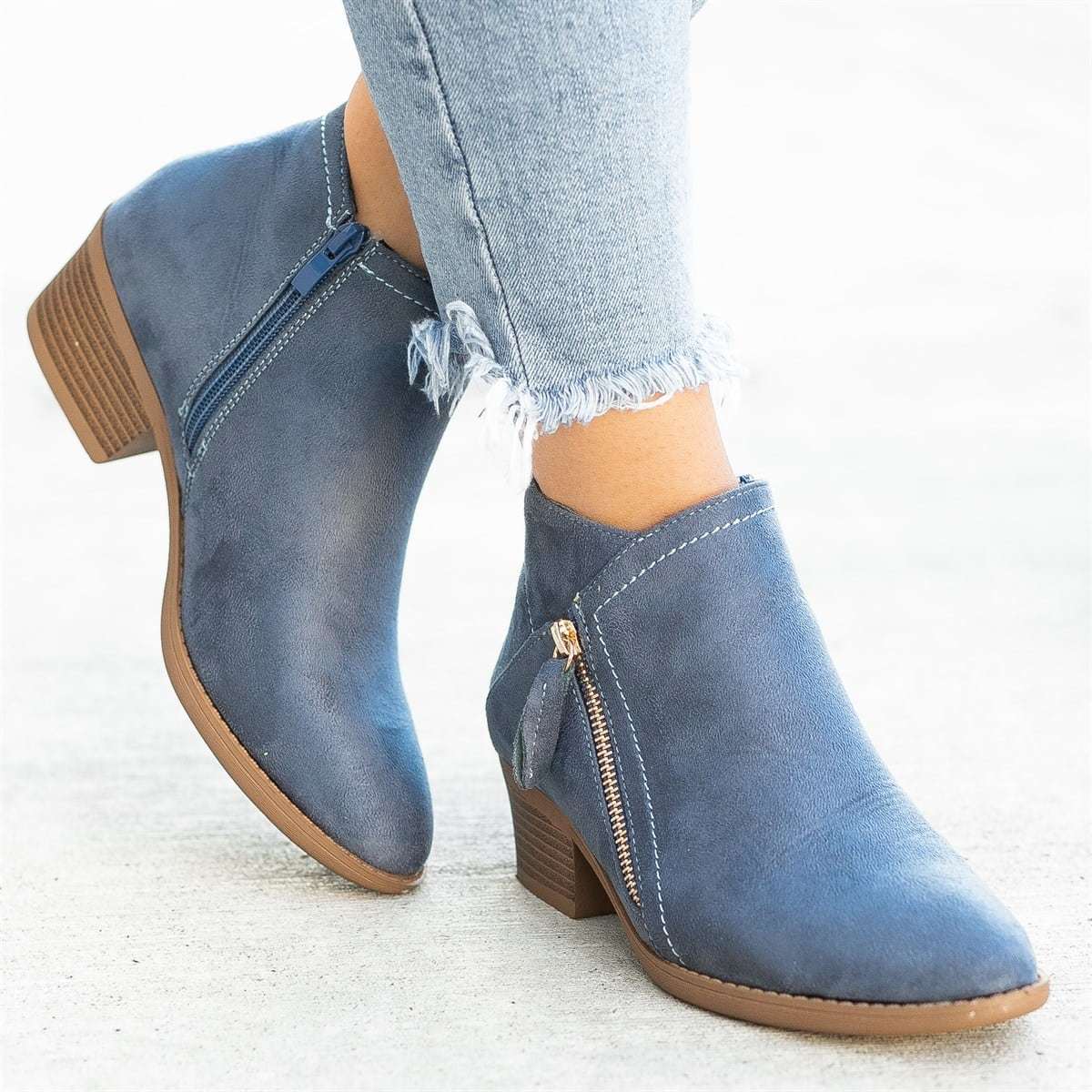 Women's Orthopedic Leather Ankle Boots