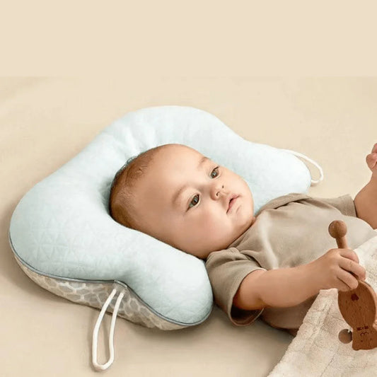 SnugNest Baby Head Shaping Pillow | Anti-Flat Head Support for Newborns