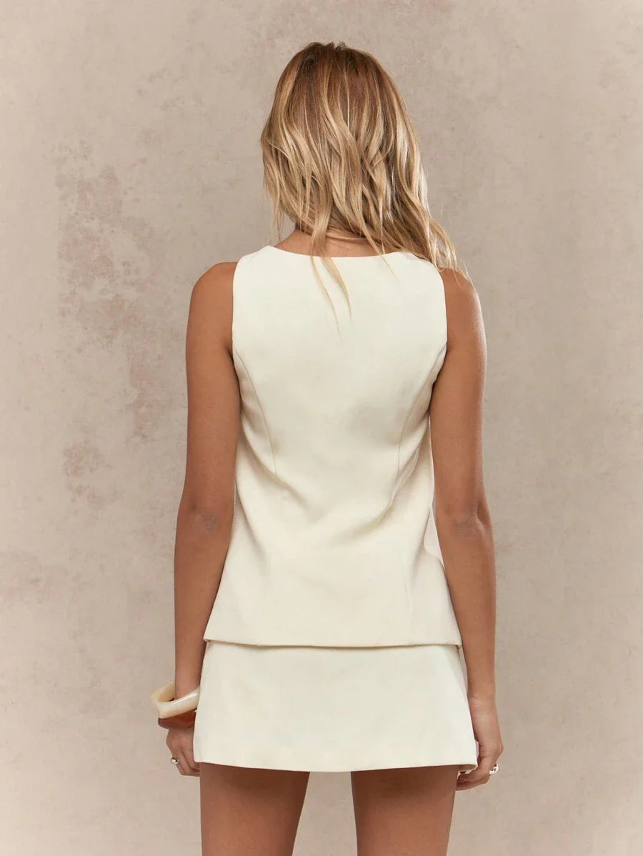 Business Co-ord Set With Mini Skirt