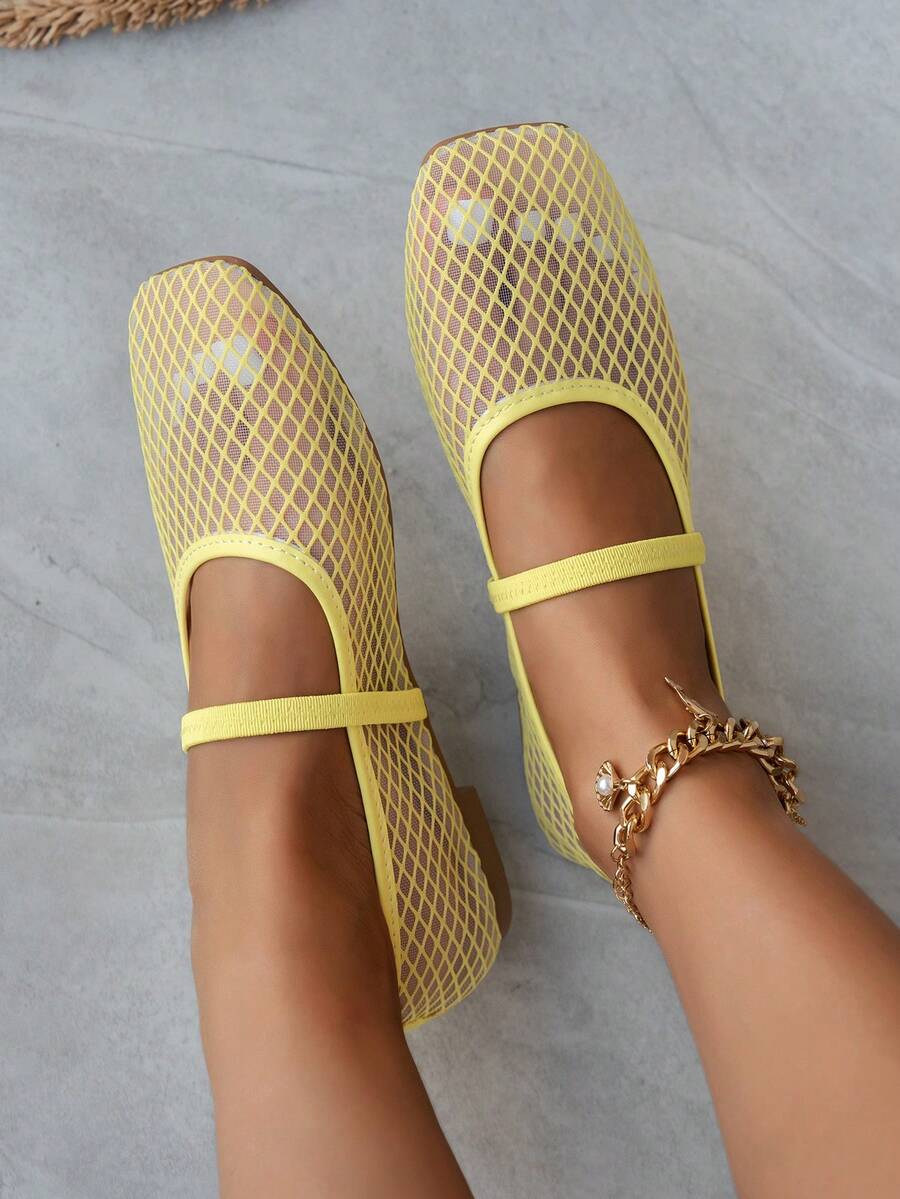 Helen | Comfortable Slip-On Lace Mesh Hollow Flat Shoes