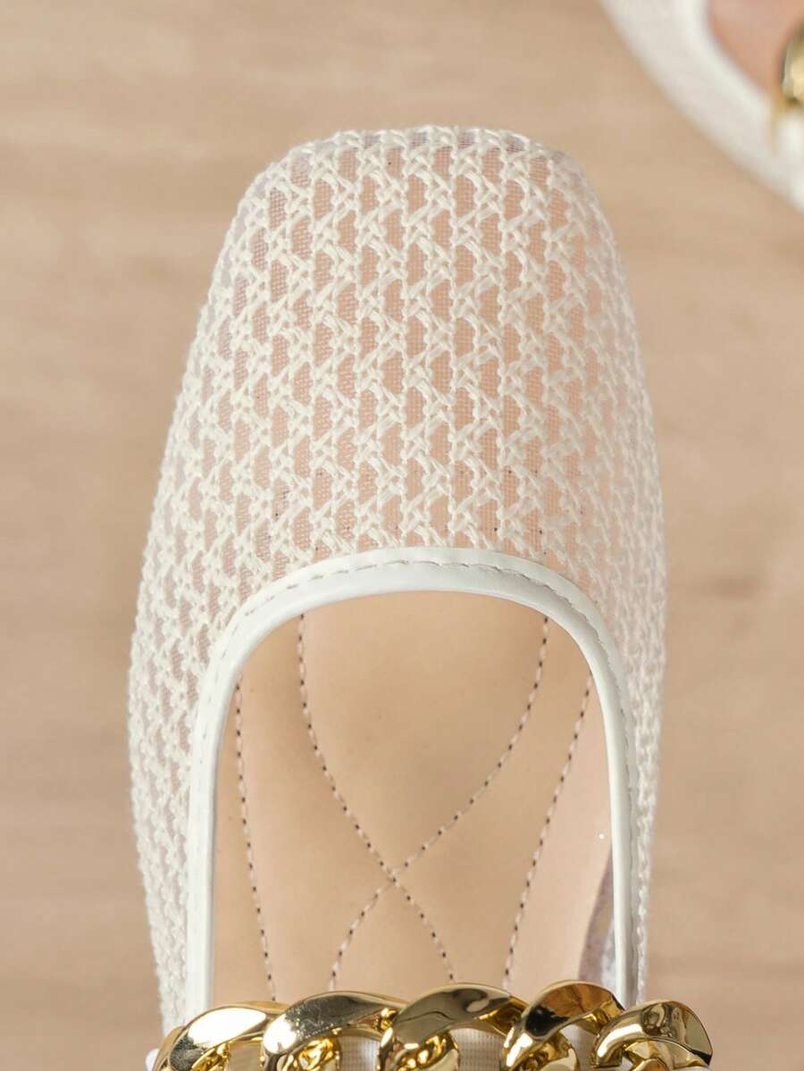 Helen | Comfortable Slip-On Lace Mesh Hollow Flat Shoes