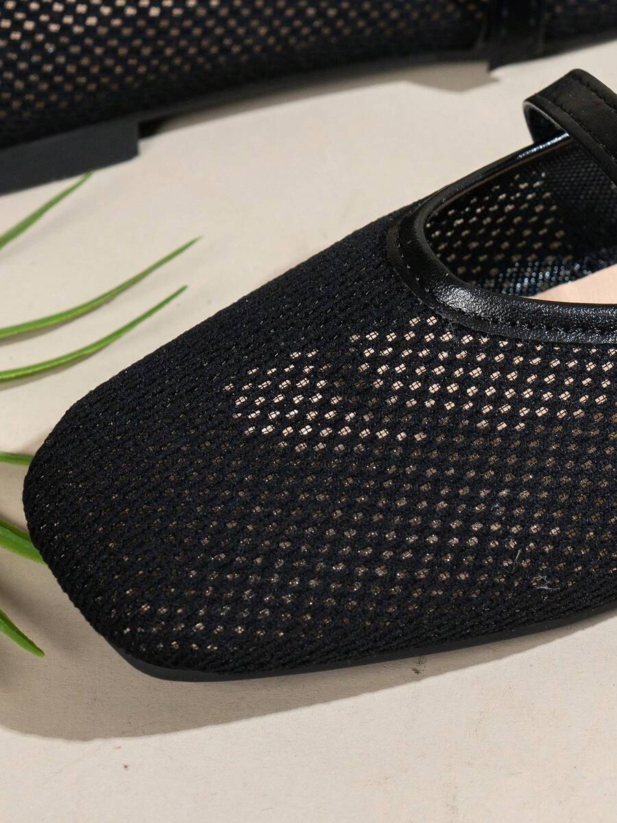 Helen | Comfortable Slip-On Lace Mesh Hollow Flat Shoes