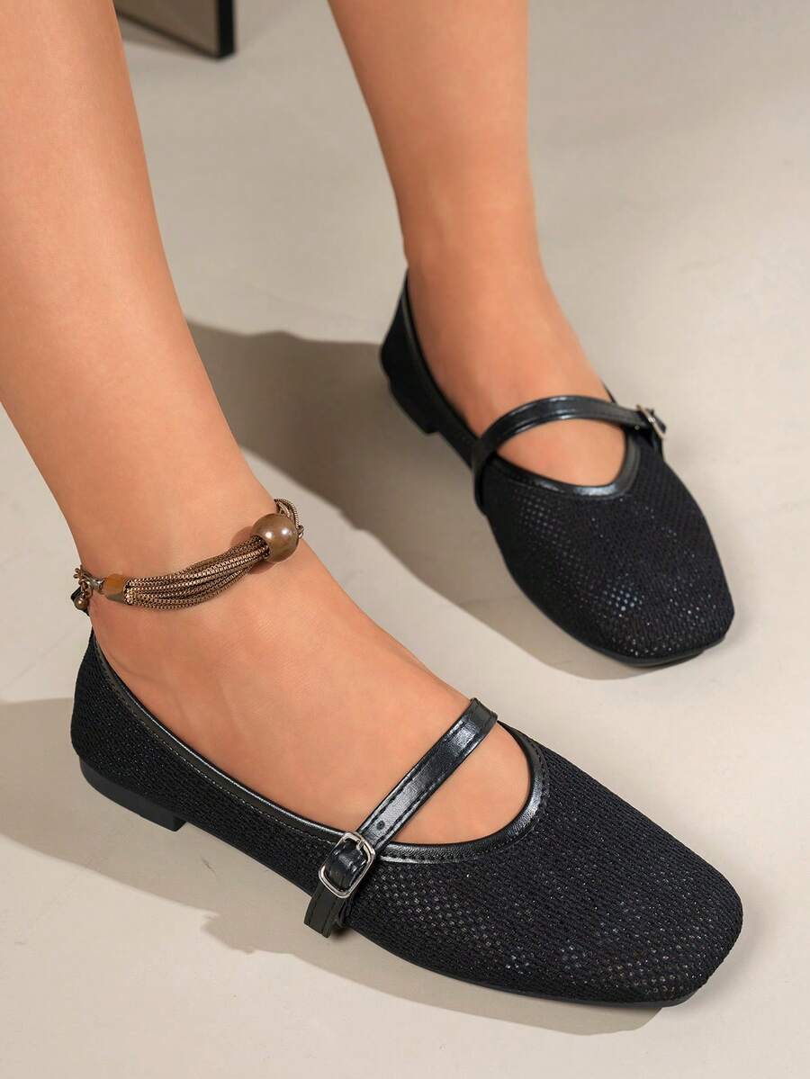 Helen | Comfortable Slip-On Lace Mesh Hollow Flat Shoes