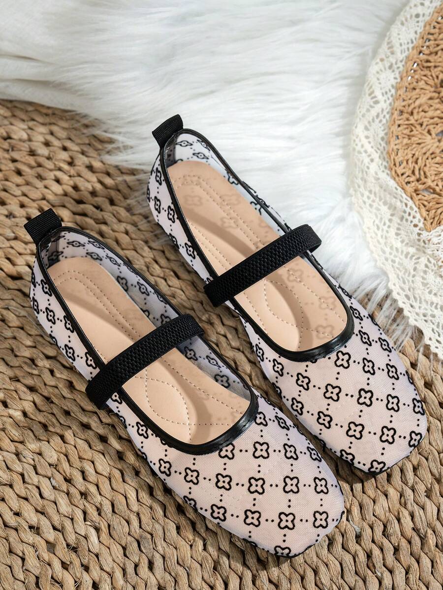 Helen | Comfortable Slip-On Lace Mesh Hollow Flat Shoes