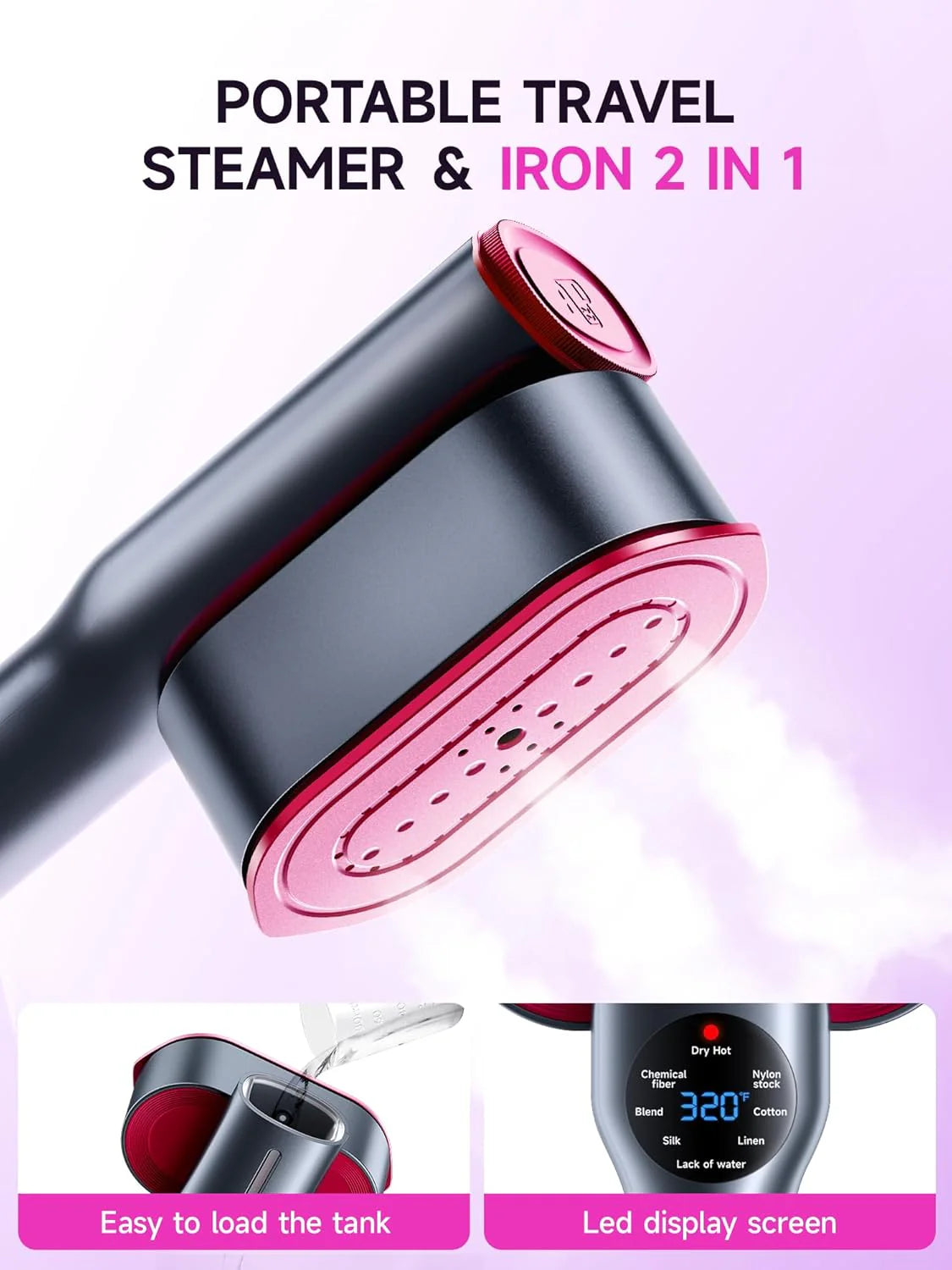 2-in-1 Garment Steamer