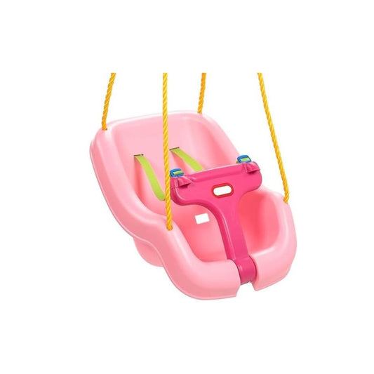 Snug 'n Secure Pink Swing with Adjustable Straps