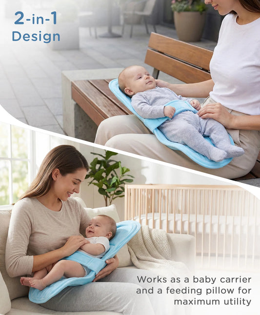 Babyhug 2-in-1 Carrier & Feeding Pillow Velvet