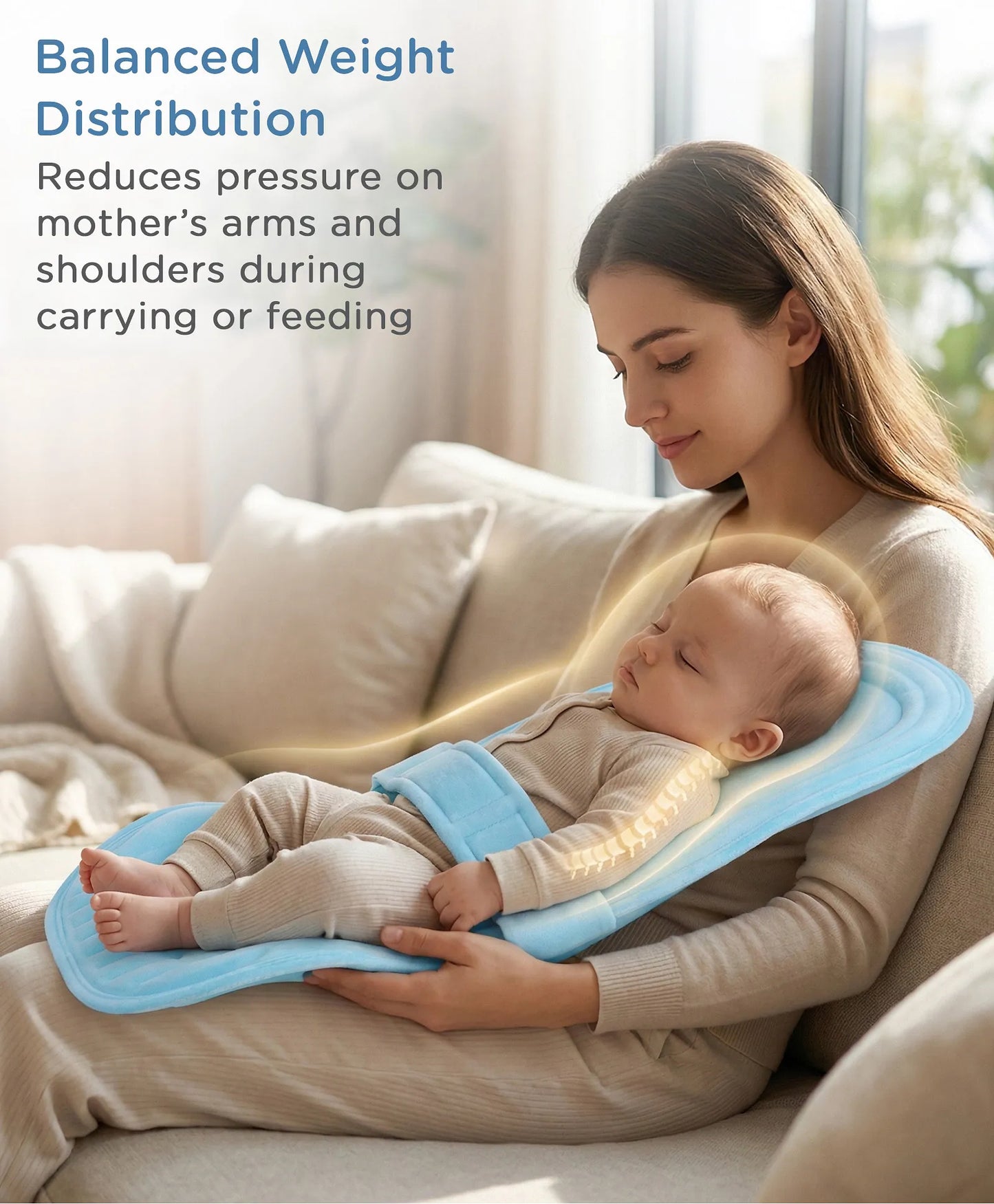 Babyhug 2-in-1 Carrier & Feeding Pillow Velvet