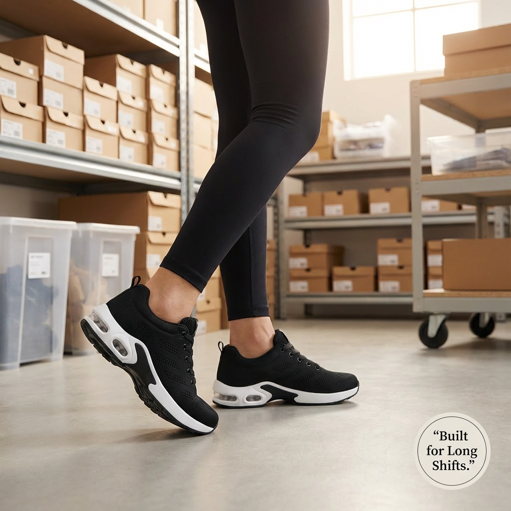 Orthora Pro — 12-Hour Shift Shoes for All-Day Foot, Knee & Back Pain Relief
