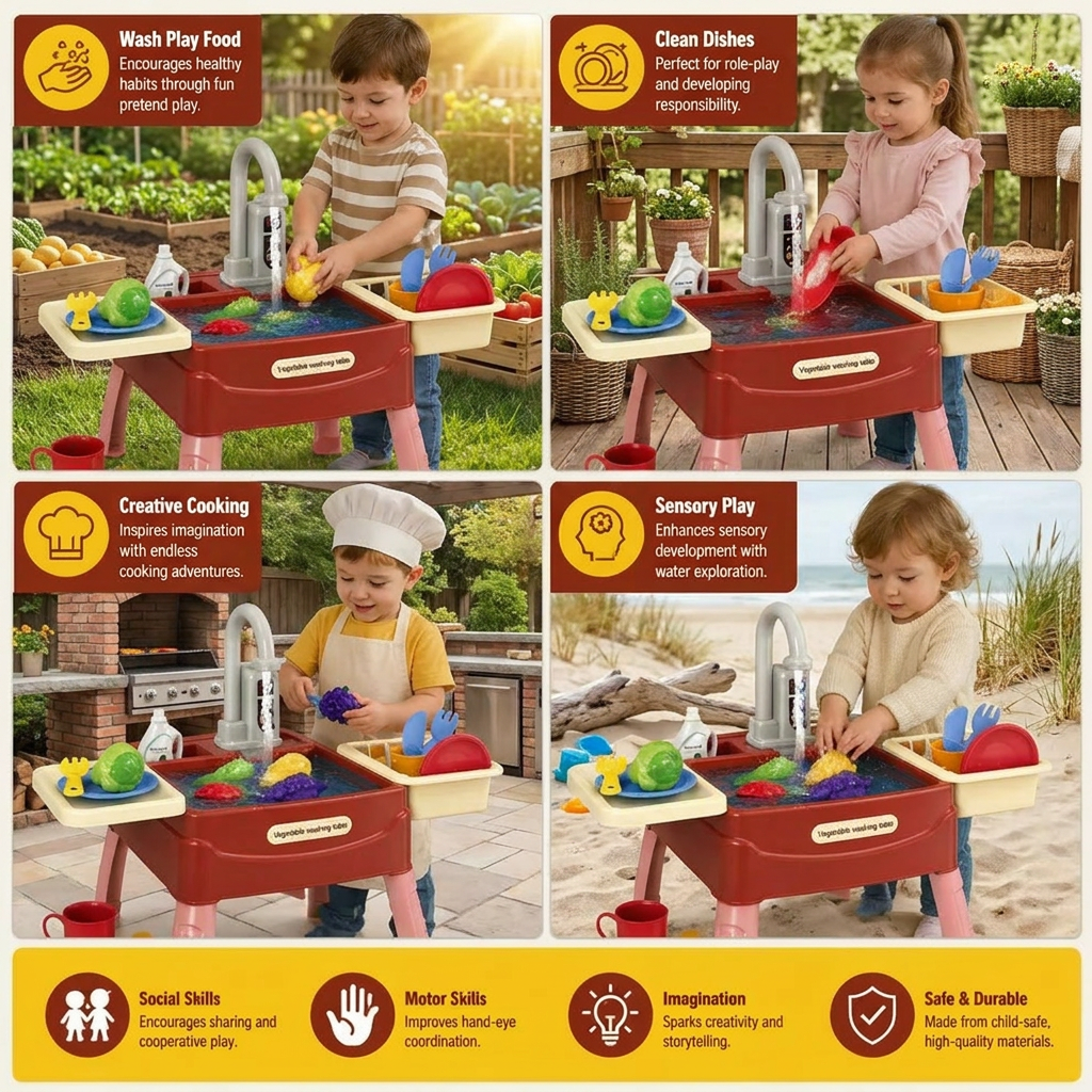Water Wonder – Play Kitchen with Magical Water Tap