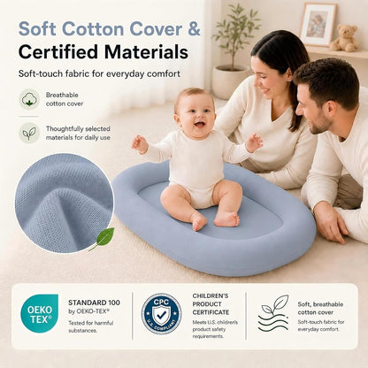 Baby Lounger for Newborn | Portable Support Pillow