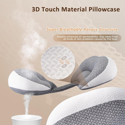 Chilling Home Pregnancy Pillows for Sleeping, Maternity Pillow for Belly, Adjustable and Portable Maternity Body Pillows for adults with Breathable Cover(Grey)