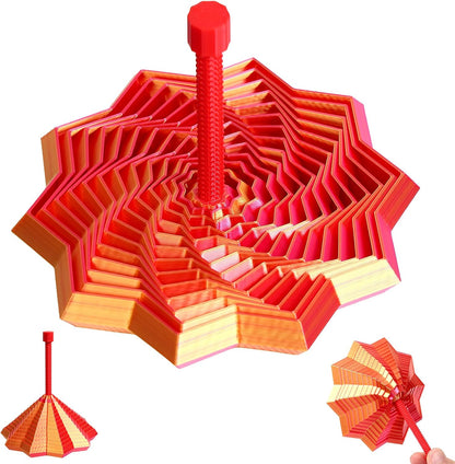 3D Printed Star Fidget Toys Adults Teen with Detachable Handle