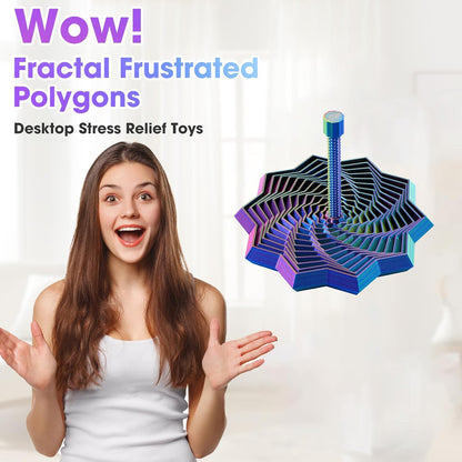 3D Printed Star Fidget Toys Adults Teen with Detachable Handle
