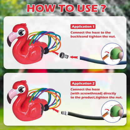 2-in-1 Water Sprinkler Toys for Kids