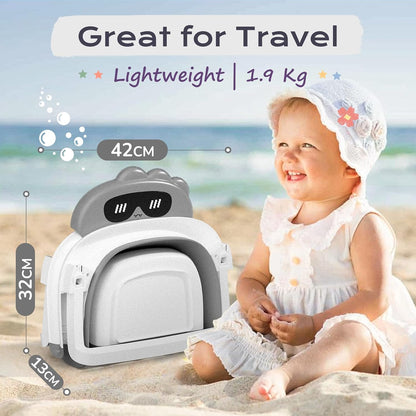 COOSEYA Foldable Baby Bath Tub Essentials for Newborn