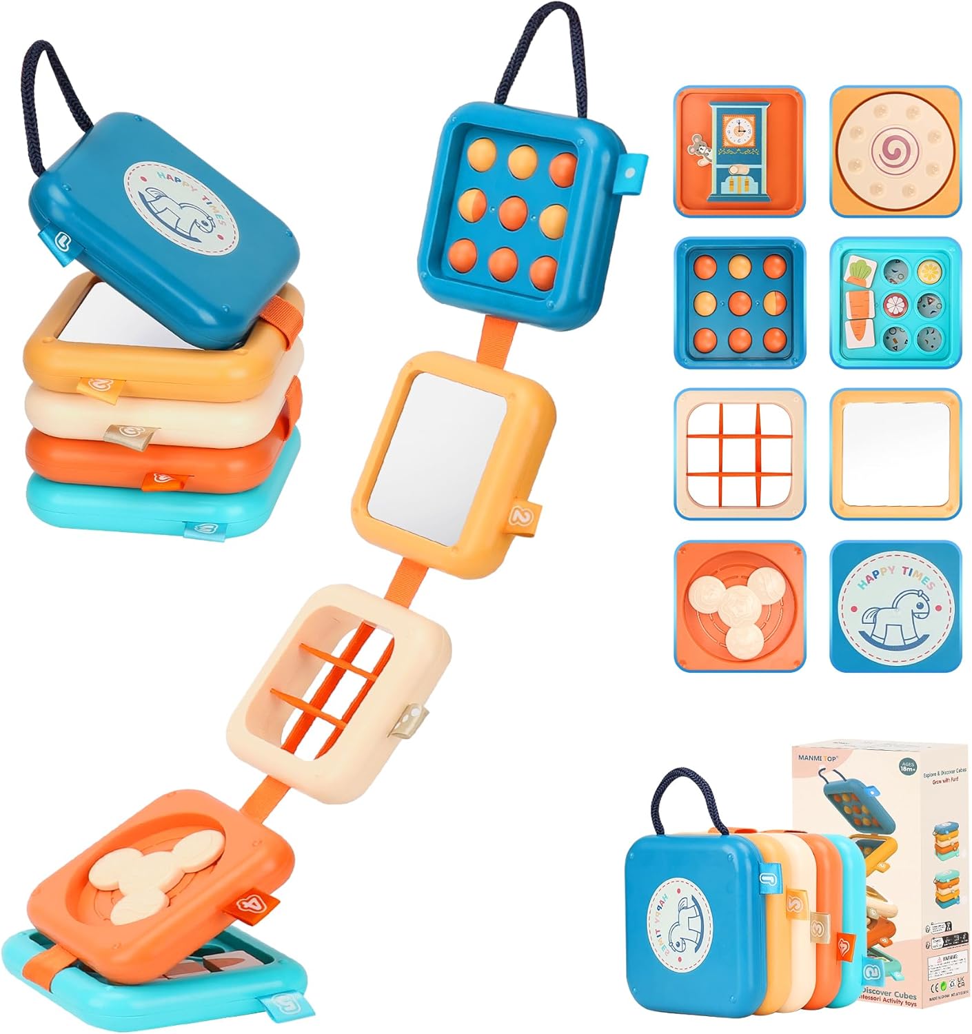 Montessori Little Explorer Busy Cube
