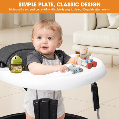 Alivio Foldable Baby Walker with 9-Level Height Adjustment