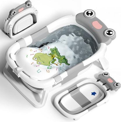 COOSEYA Foldable Baby Bath Tub Essentials for Newborn
