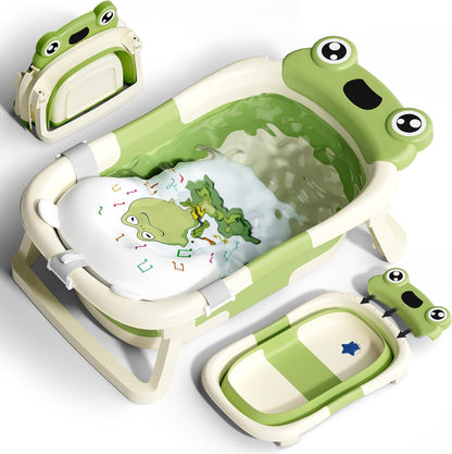 COOSEYA Foldable Baby Bath Tub Essentials for Newborn