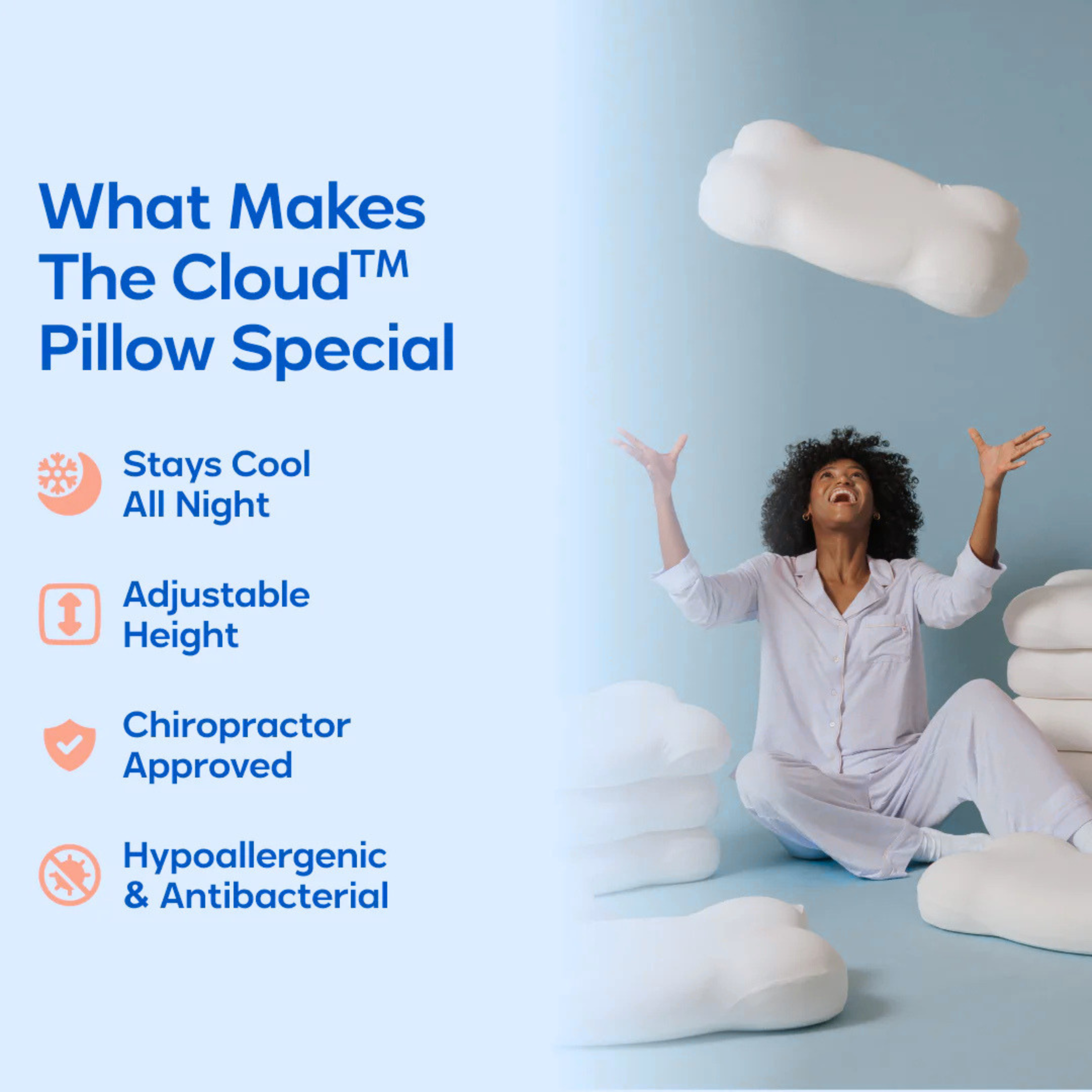 CloudAlign Pillow