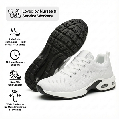 Orthora Pro — 12-Hour Shift Shoes for All-Day Foot, Knee & Back Pain Relief