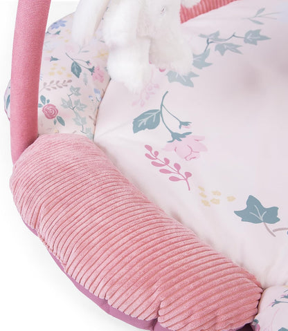 Red Kite Play Gym - Padded Play Gym with Hanging Toys (Rose & Ivy)