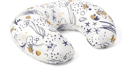 Tutti Bambini Breastfeeding Pillow | Bean-Filled Bamboo Cotton Maternity Pillow, Supportive & Ergonomic Design, Hands-Free Feeding, 55x42cm | Our Planet