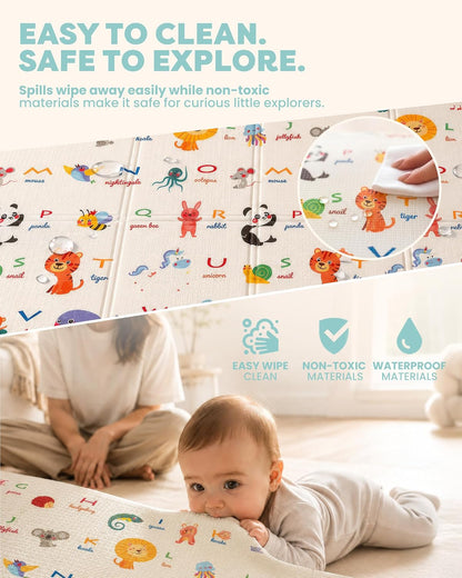 kidoola Reversible Large Baby Play Mat
