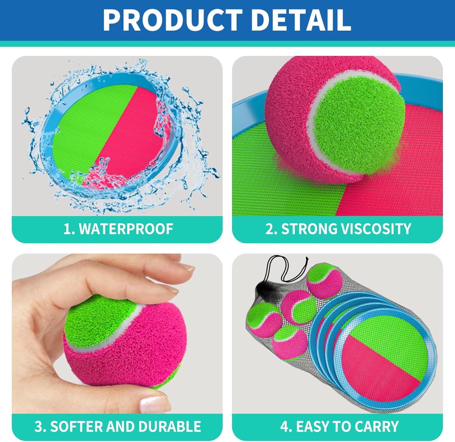 Bennol Toss and Catch Ball Game Outdoor Toys