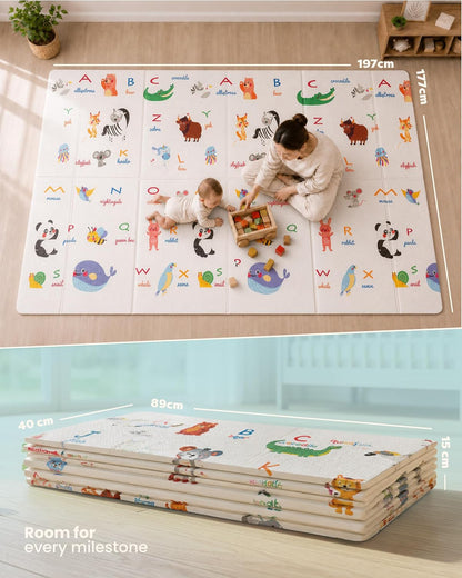 kidoola Reversible Large Baby Play Mat