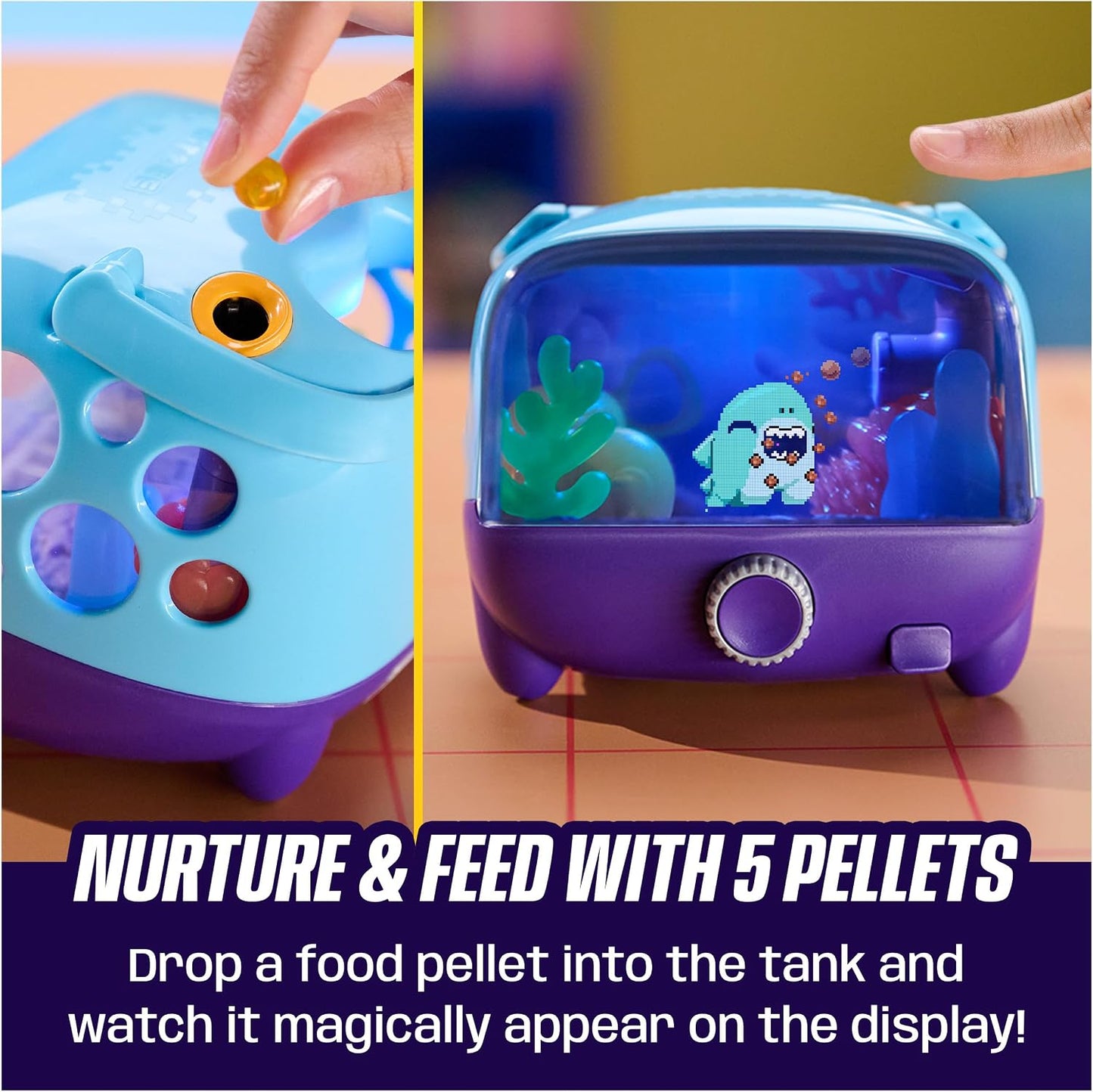Aquarium Interactive Fish Tank Toy & Digital Pet