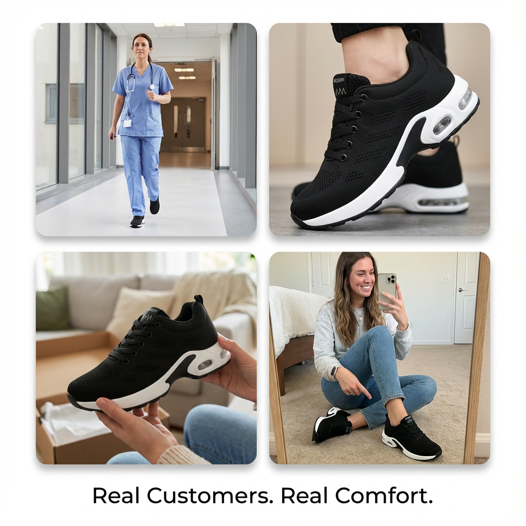 Orthora Pro — 12-Hour Shift Shoes for All-Day Foot, Knee & Back Pain Relief