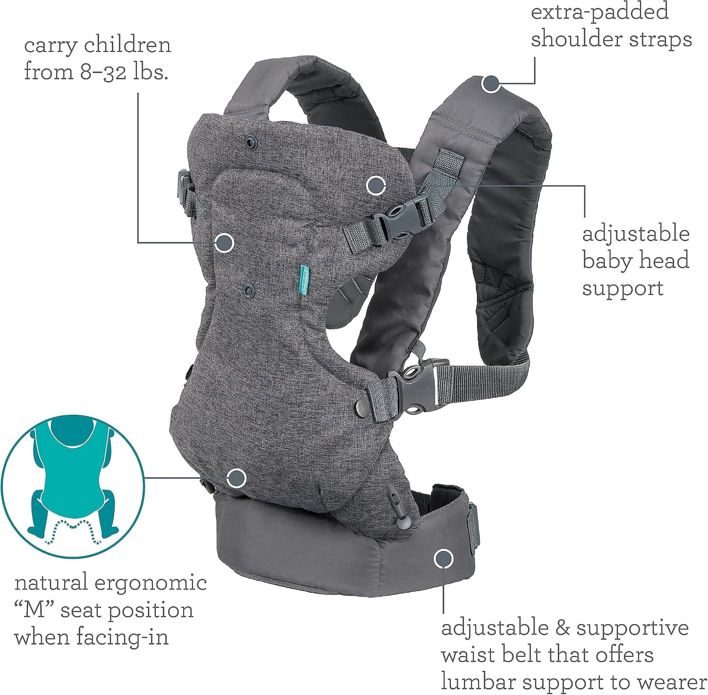 Infantino Flip Advanced 4-in-1 Baby Carrier