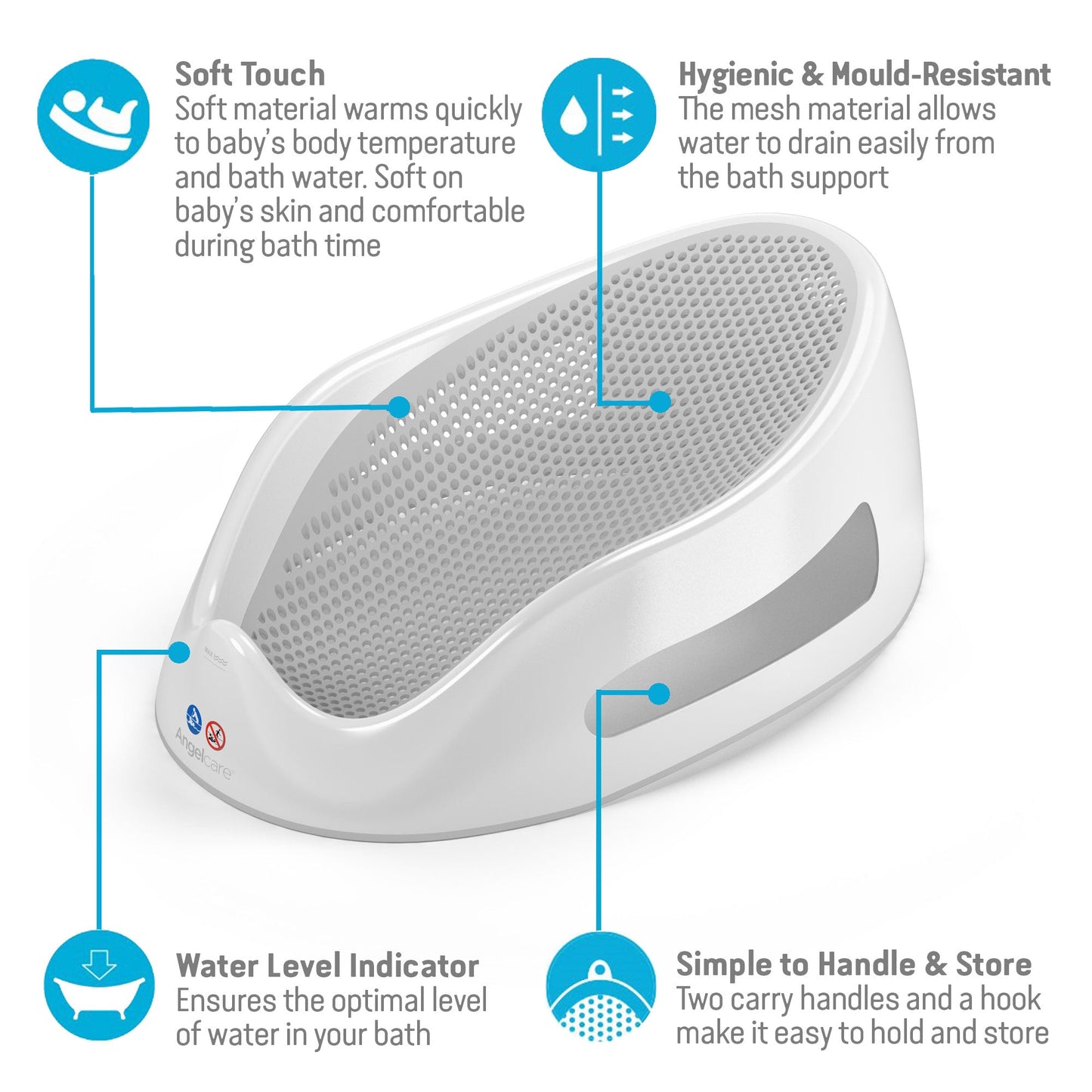 Angelcare Baby Bath Support Soft Touch