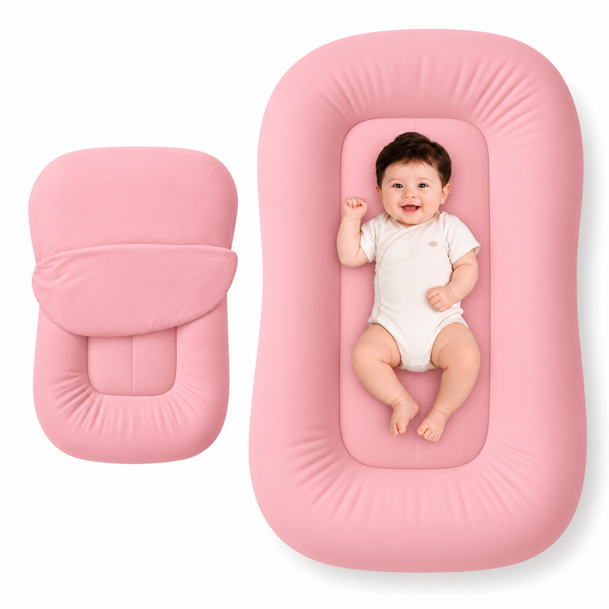 Baby Lounger for Newborn | Portable Support Pillow