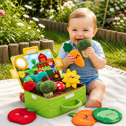 Montessori Baby Sensory Toy Set – Soft Plush Learning Kit