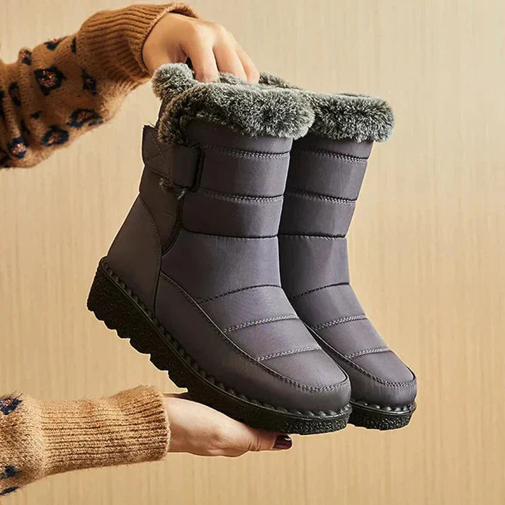 Womens Waterproof Winter Snow Boots - Cozy Plush Lined