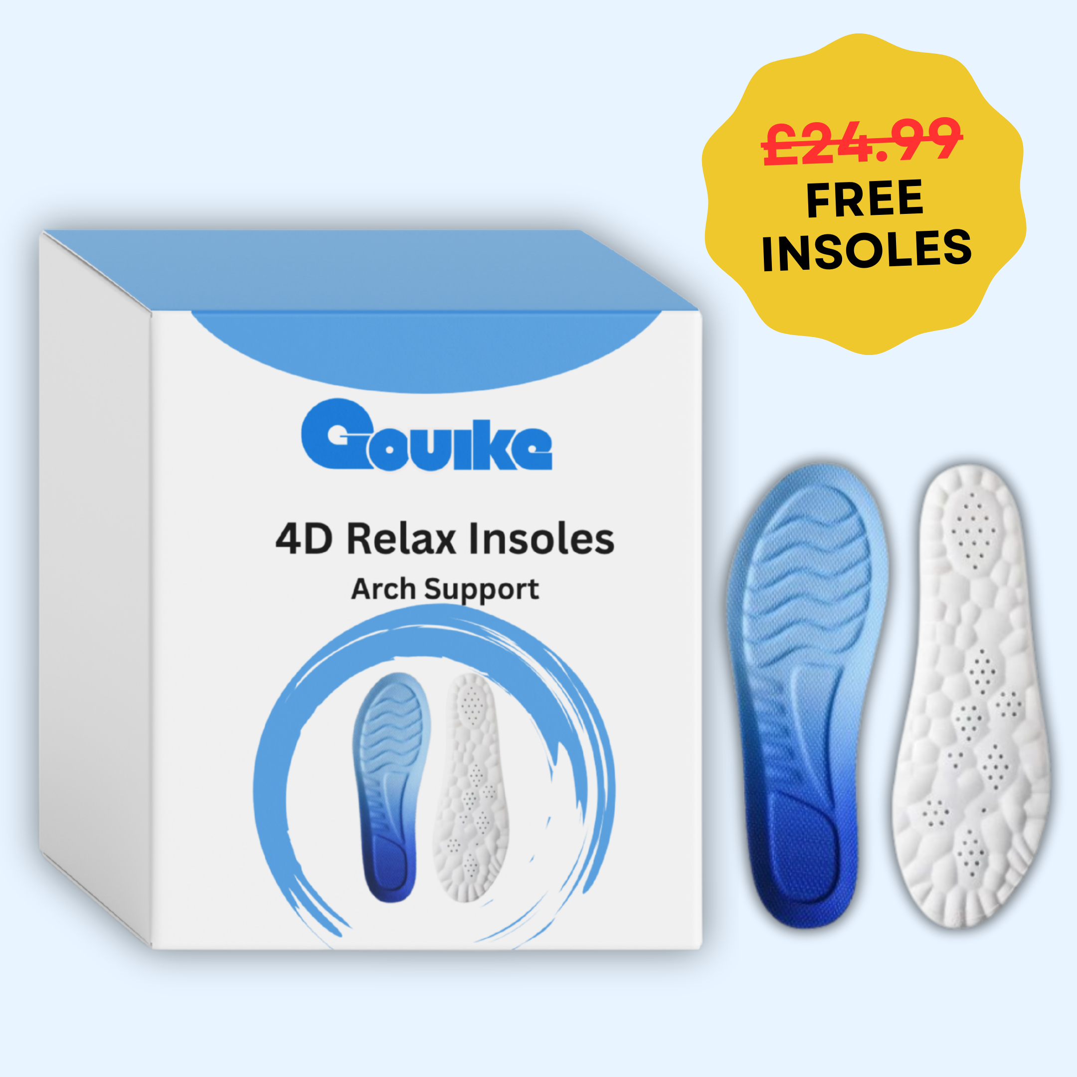 4D Relax Insoles Arch Support