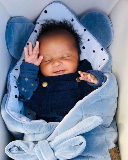 Sleepee Velvet Swaddle Blanket – Soft Newborn Baby Swaddle Wrap – Royal Baby