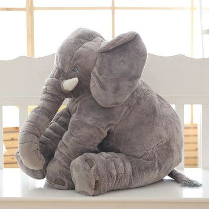 Plush Elephant Pillow | Soft Nursery Comfort Cushion