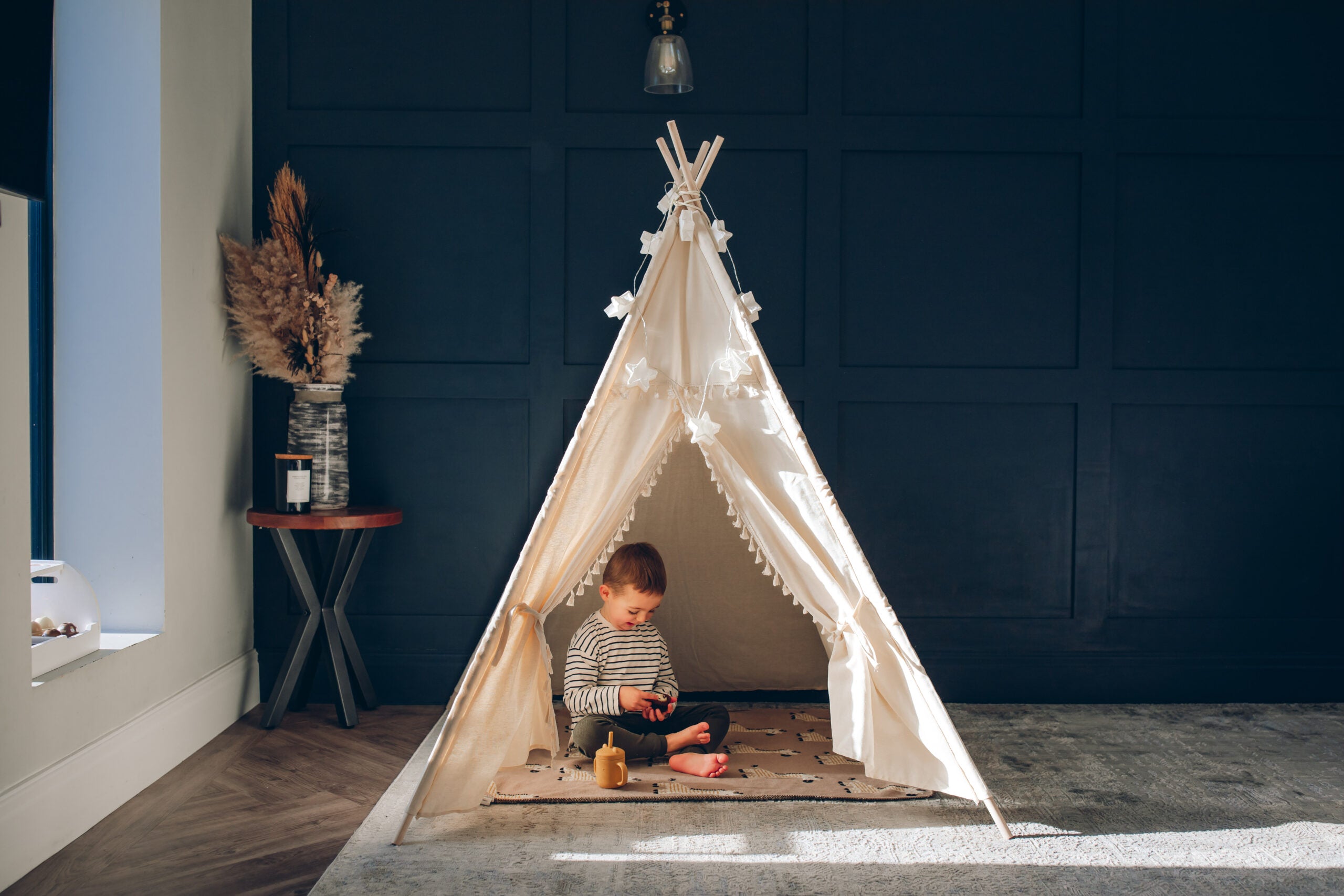 Kids Teepee Play Tent 100% Cotton