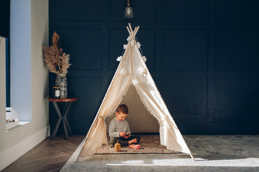 Kids Teepee Play Tent 100% Cotton